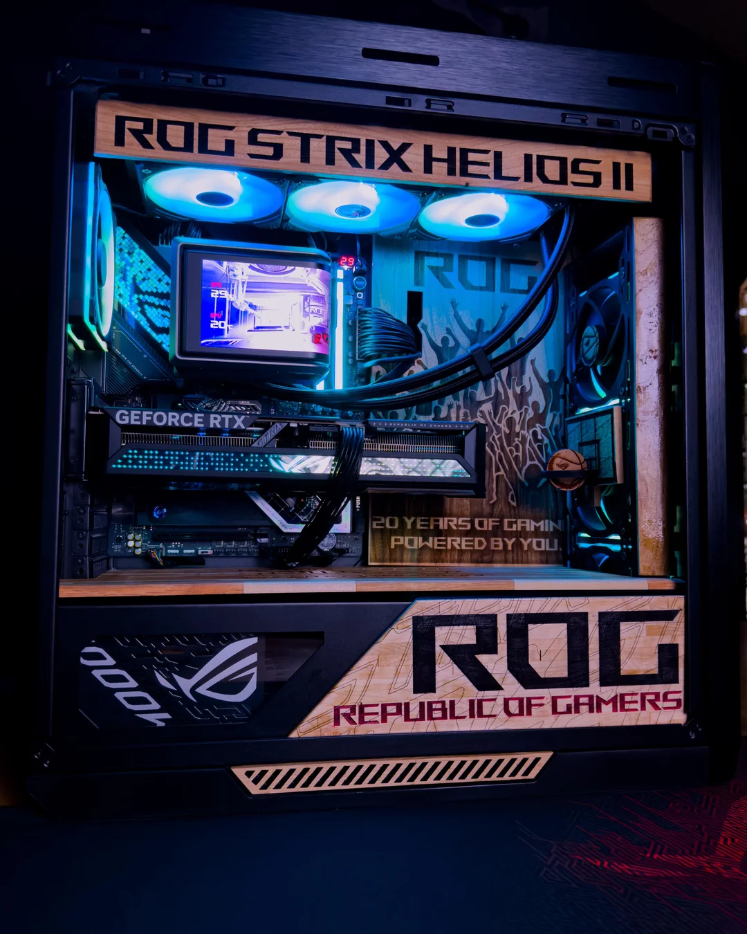 rog 20th anniversary slam dunk build helios ii x x870e e v0 1znt1g2v4ktg1