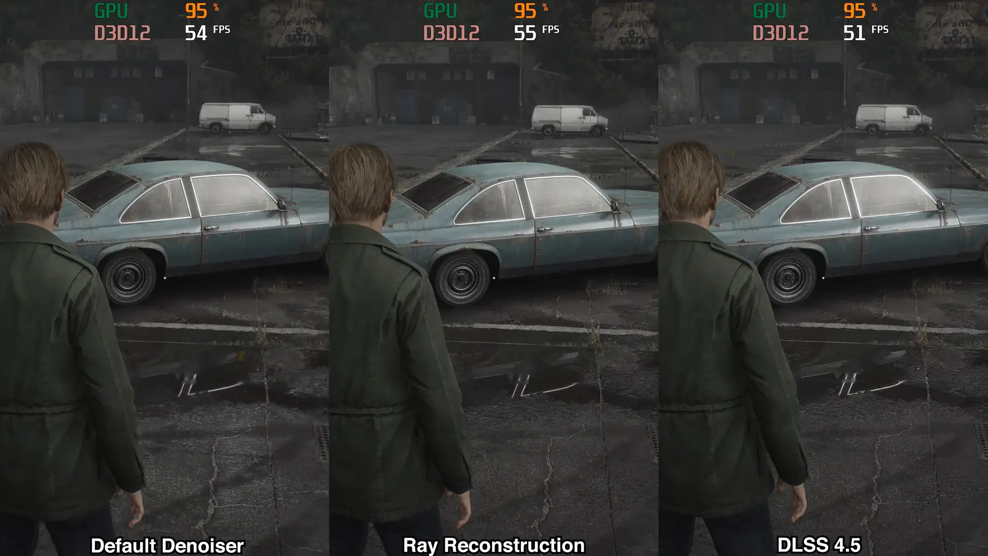 Встроенный шумоподавитель DLSS 4.5 протестировали в Silent Hill 2