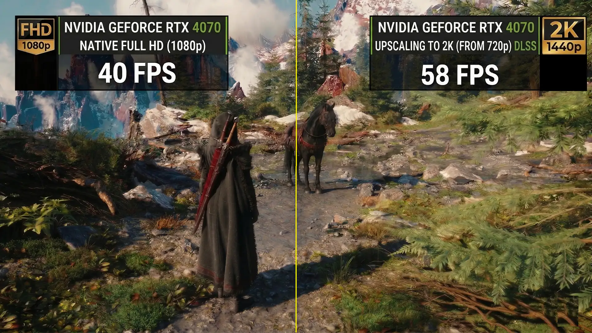 RTX 4070 выдаст всего 40 FPS в The Witcher 4 в Full HD без DLSS