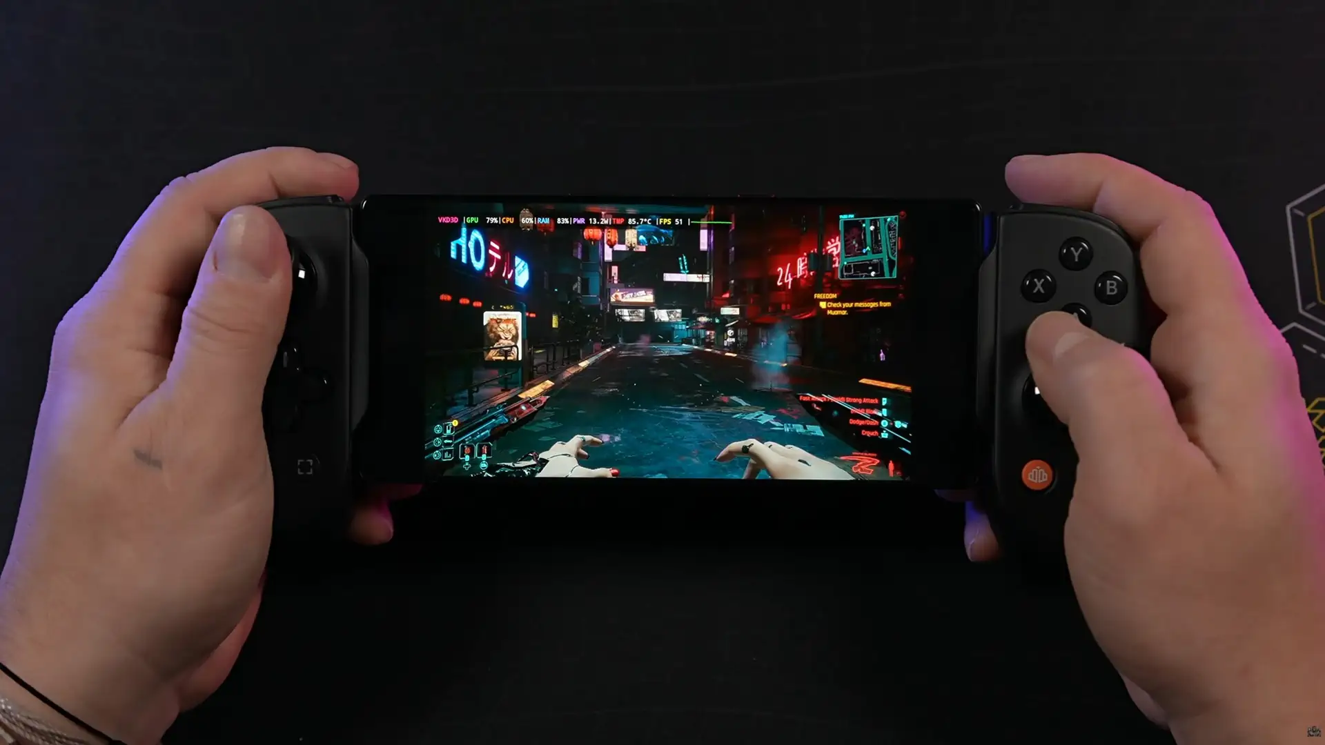 Смартфон Red Magic 11 Pro справился с эмуляцией ПК версии Cyberpunk 2077