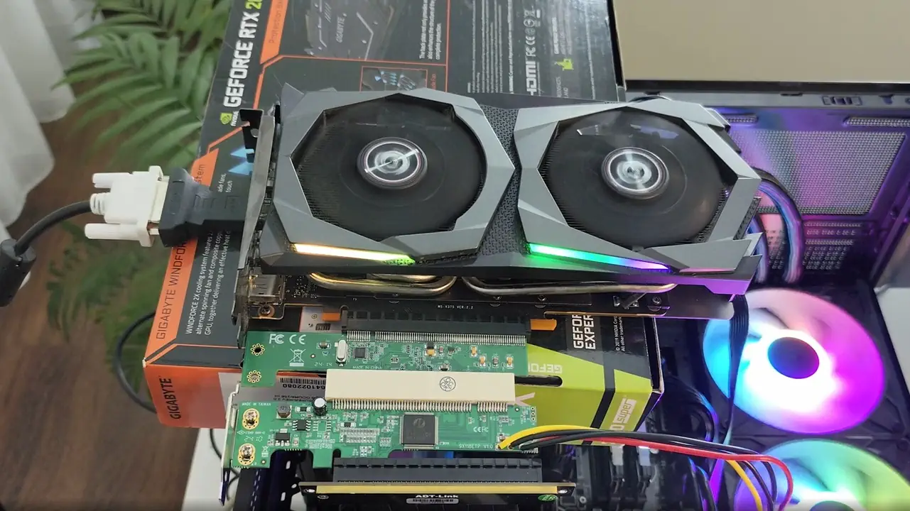 GTX 1660 Super выжила на старой шине PCI на скорости 0,2 ГБ/с