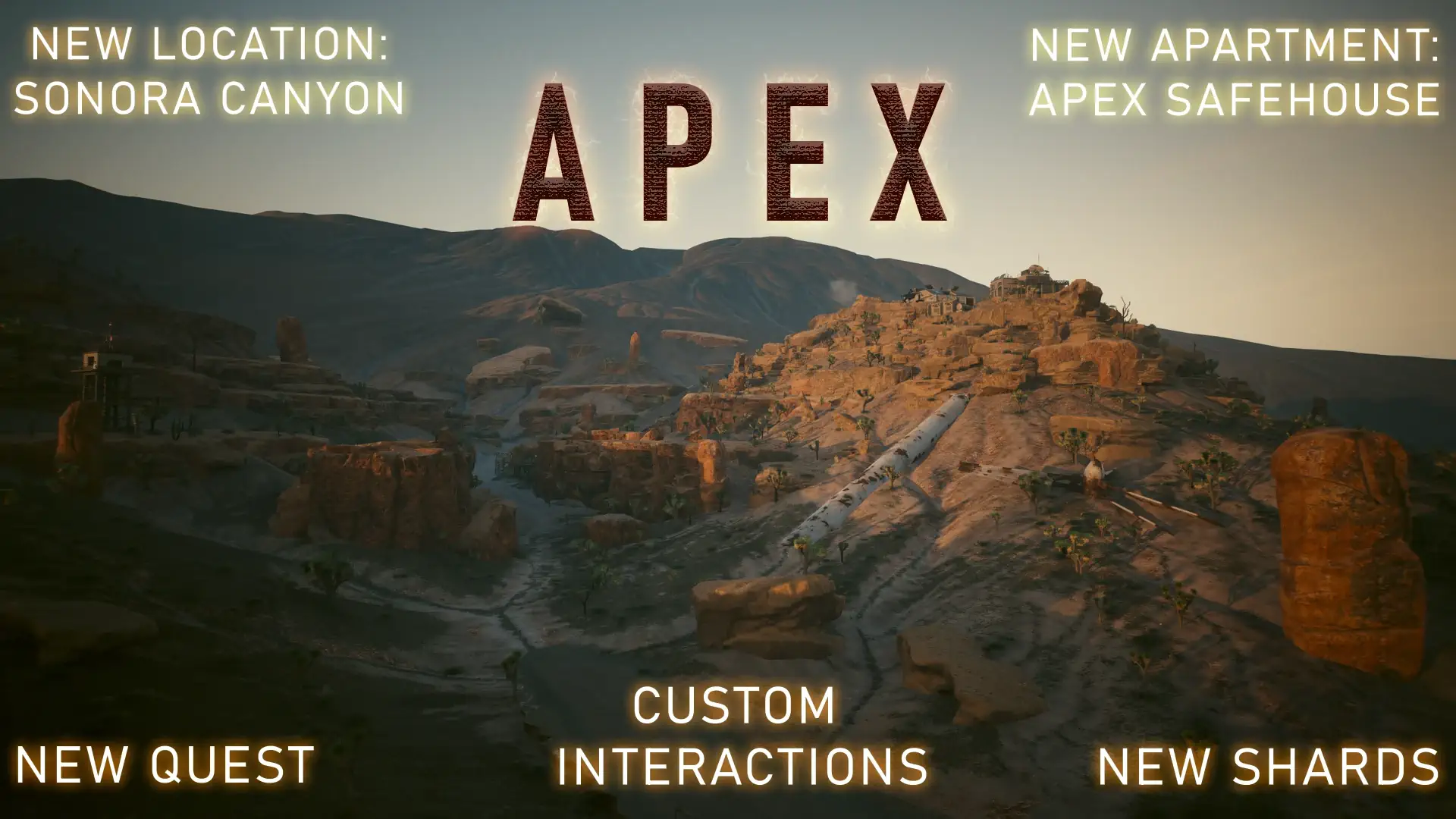 APEX Sonora Canyon and Safehouse расширяет мир Cyberpunk 2077