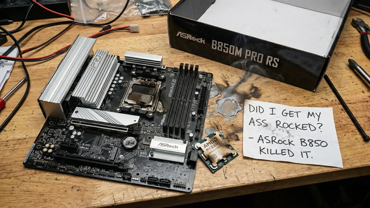 ASRock дала официальное заявление по поводу горелых Ryzen 9000 на AM5