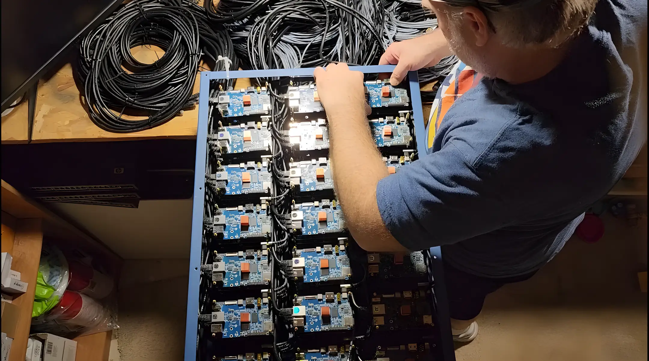 Разработчик создал для тестов игр 1000-ядерный сервер на базе Orange Pi 5 