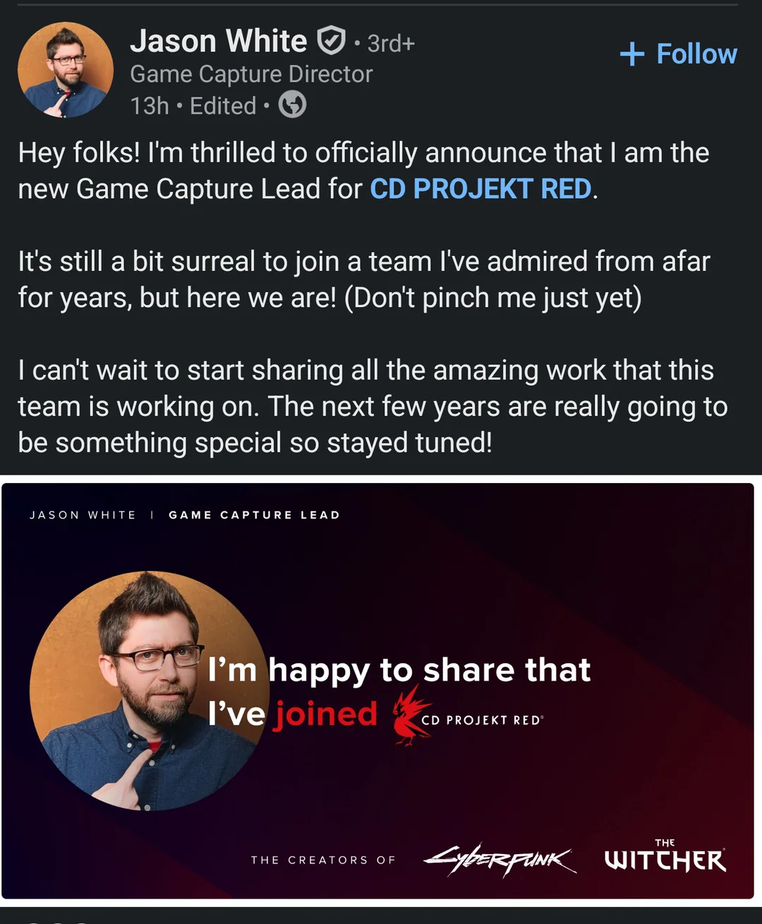 cdpr just hired game capture lead possible witcher 4 v0 mrohxs9nkdng1