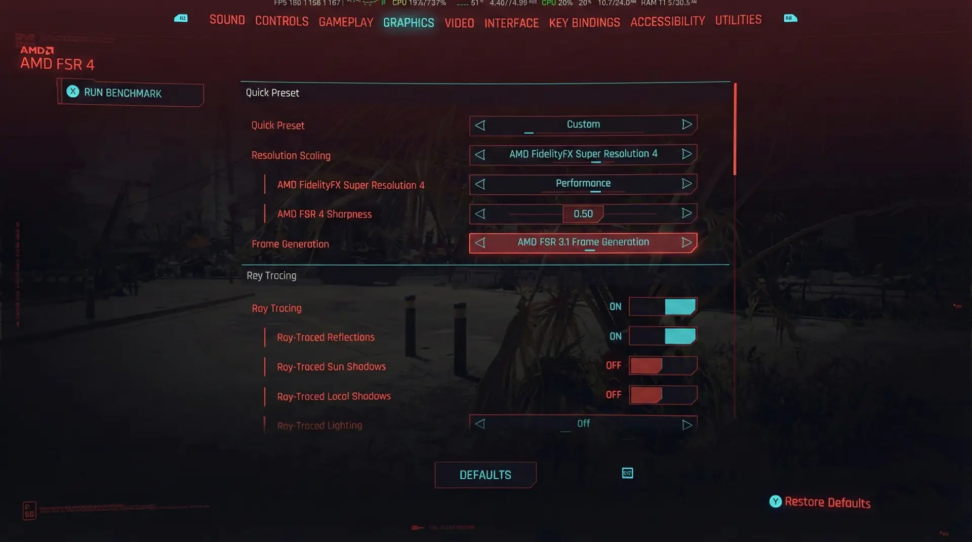 Пользователь сравнил FSR 4 и FSR 3.1 на Radeon RX 7900 XTX