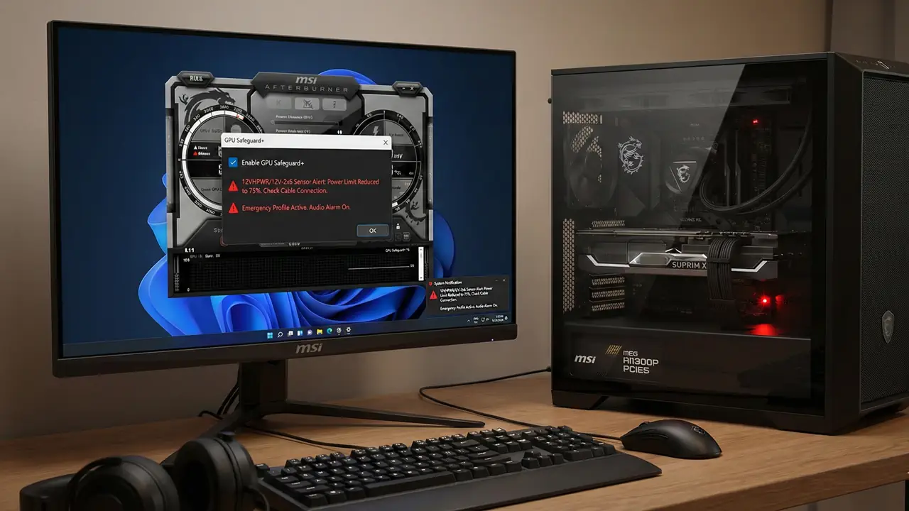 В MSI Afterburner добавят детектор плохого контакта в разъеме 12VHPWR