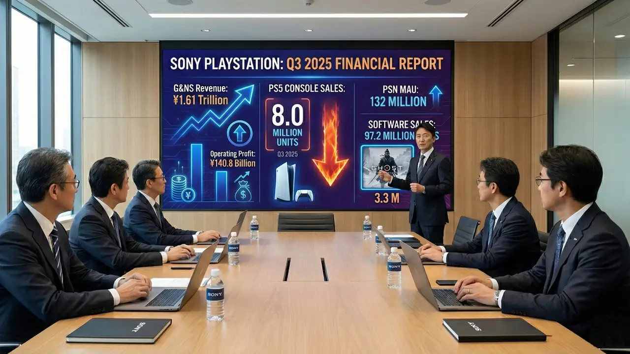 Прибыль Sony  растет, но продажи консолей PS5 упали до 8 млн за квартал