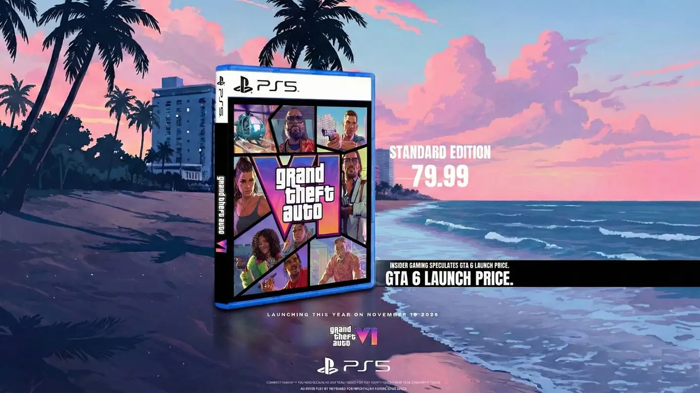 Стандартная цена GTA 6 на PS5 может вырасти до 80 долларов
