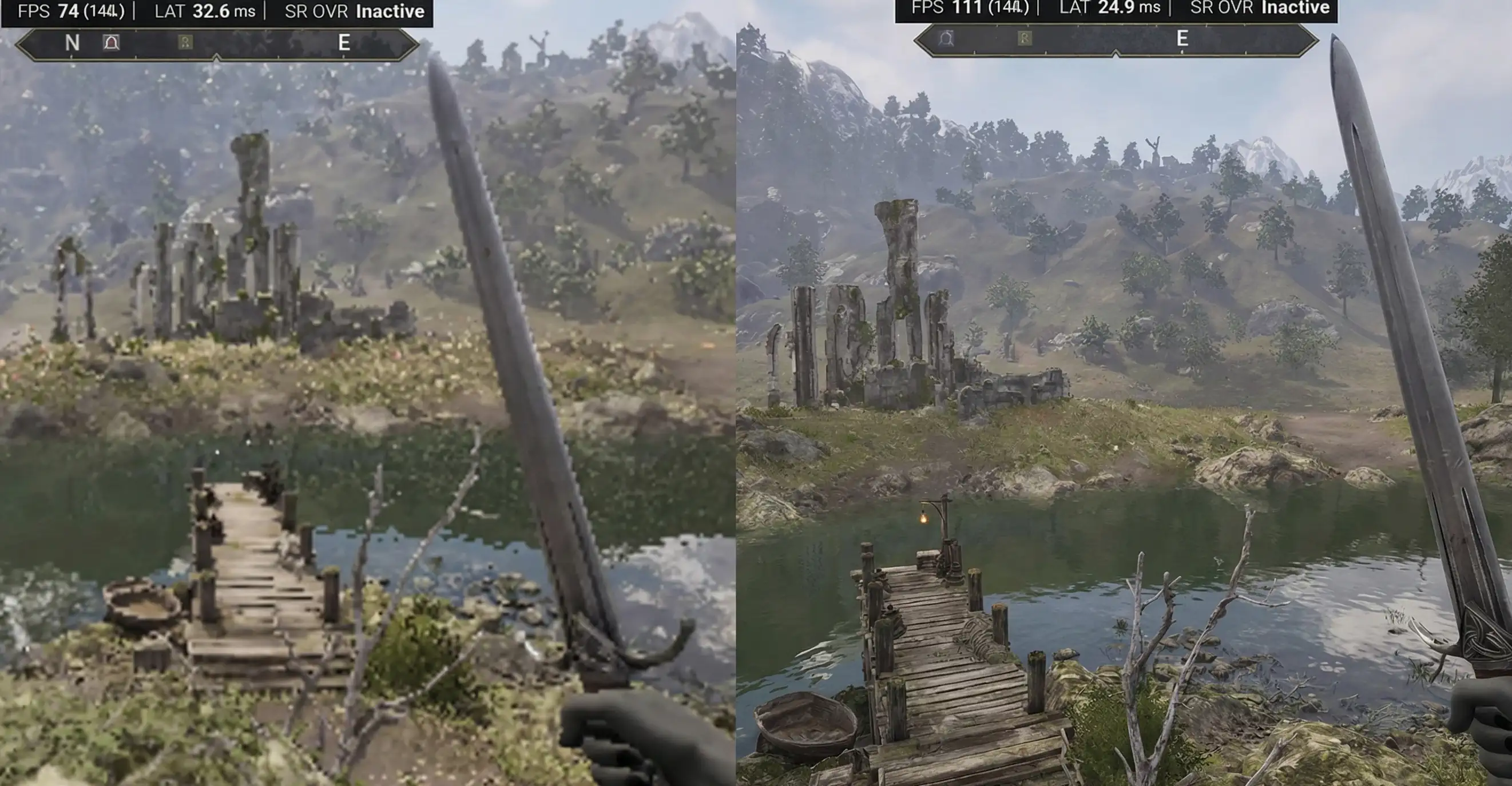 DLSS 4.5 творит чудеса в Oblivion Remastered даже в 240p