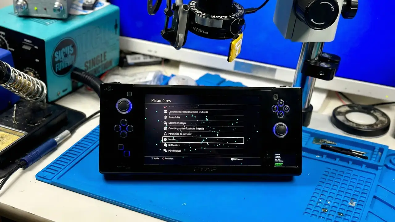 Инженер создал портативнаю PlayStation 4 Slim с OLED экраном