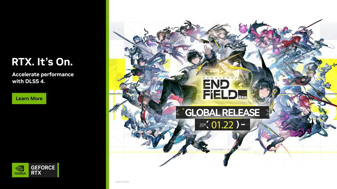 Arknights: Endfield получит поддержку DLSS 4.5 на старте