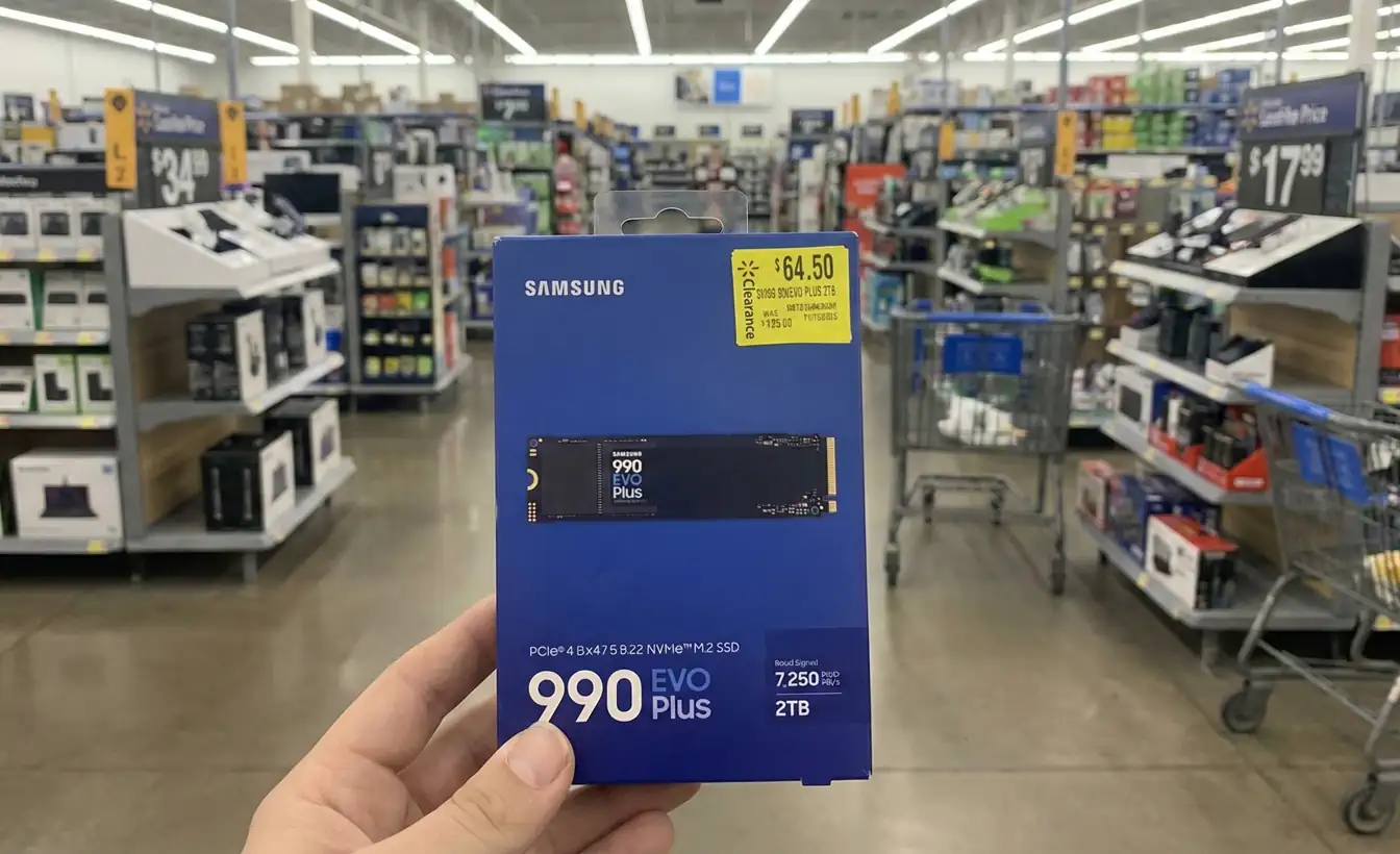Геймер купил SSD на 2 ТБ за полцены благодаря ошибке в Walmart