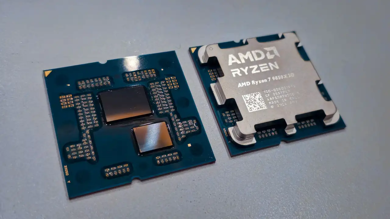 Первые живые фото AMD Ryzen 7 9850X3D