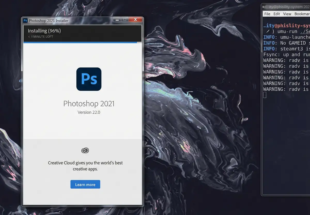 Энтузиаст починил установщик Adobe CC на Linux