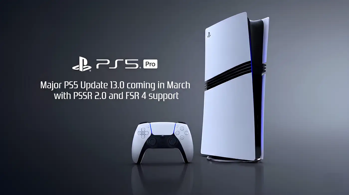 Крупное обновление PS5 13.0 выйдет в марте с поддержкой PSSR 2.0 и FSR 4