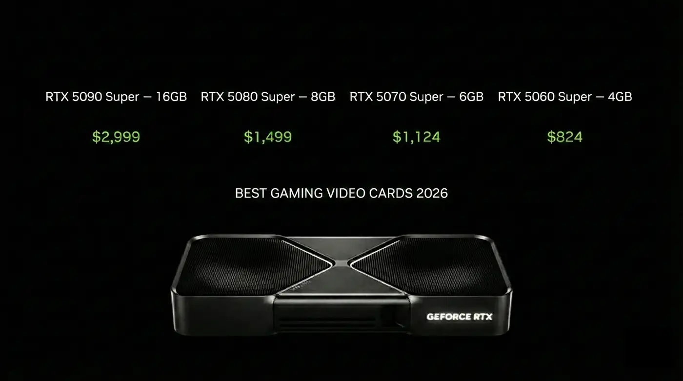 «Слив» линейки RTX 50 Super: новые модели с 4 ГБ памяти