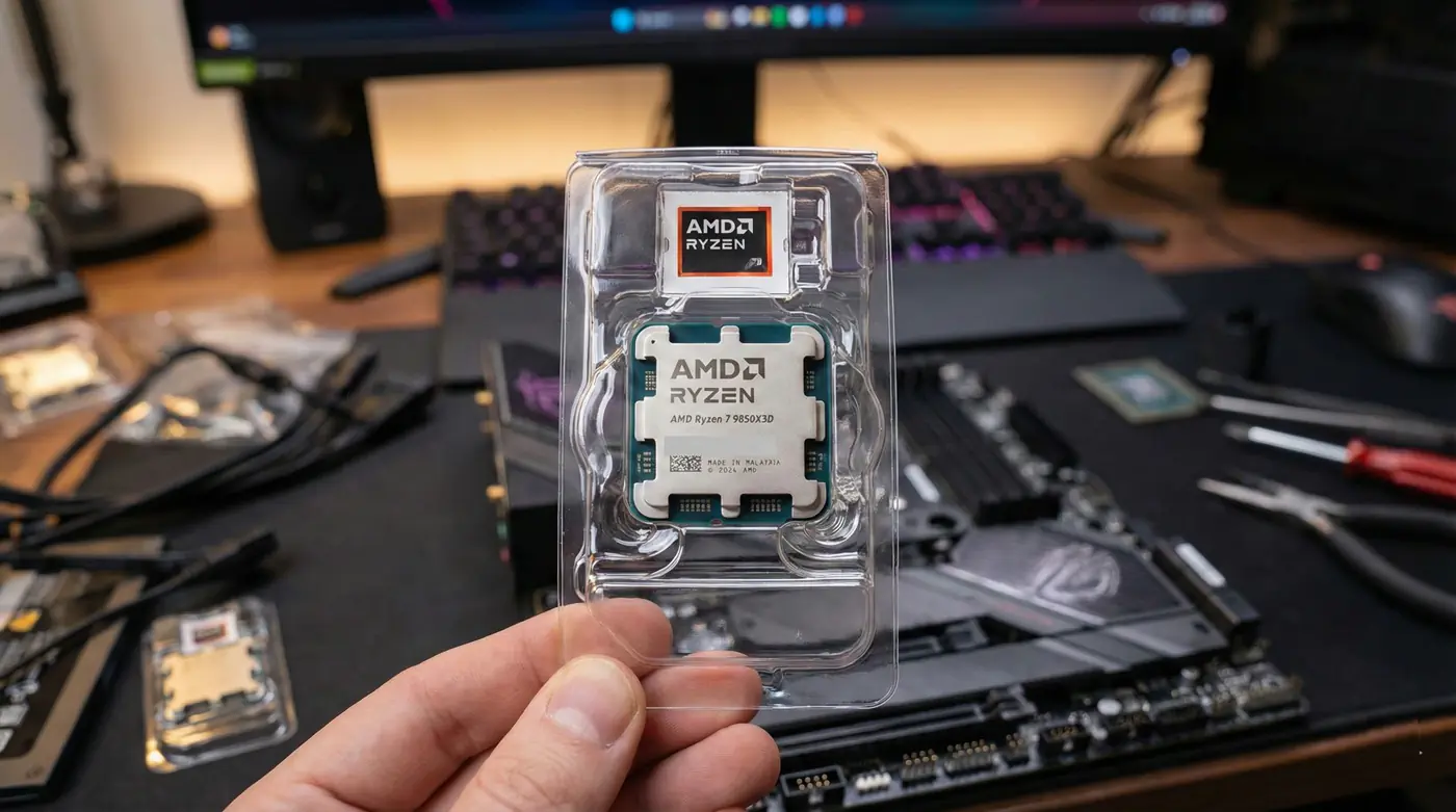 Случайная покупка Ryzen 7 9850X3D: цена 570 долларов и частота 5.6 ГГц