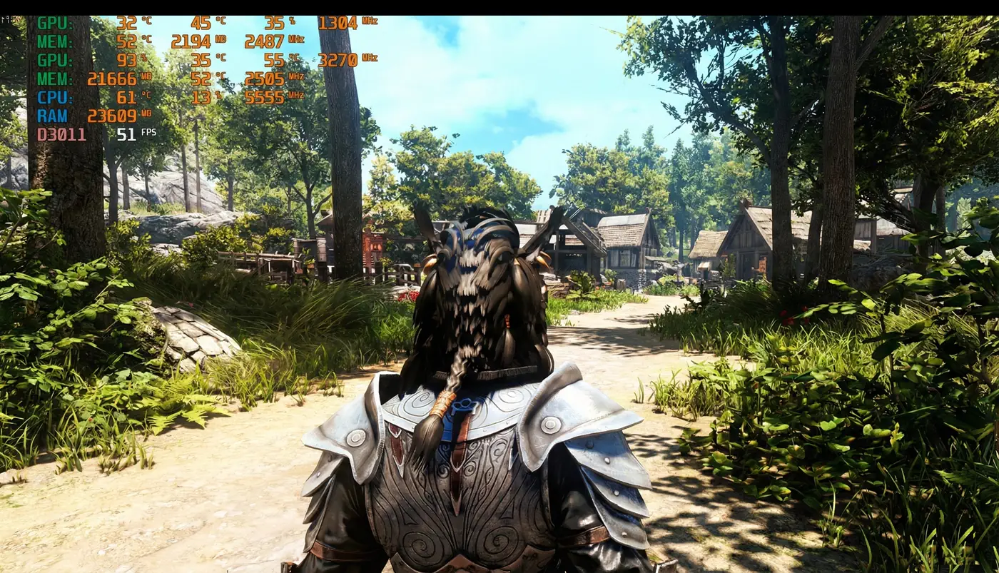 Даже R9700 в связке с RX 7900 XTX и 9950X3D с трудом тянут Skyrim  с модами