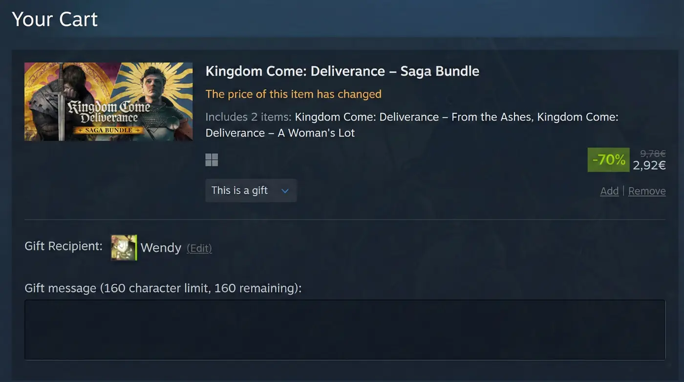 В Steam теперь можно дарить наборы «дополни коллекцию»