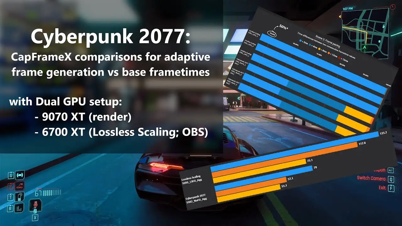 Adaptive Frame Generation: идеальный фреймпейсинг в Cyberpunk 2077