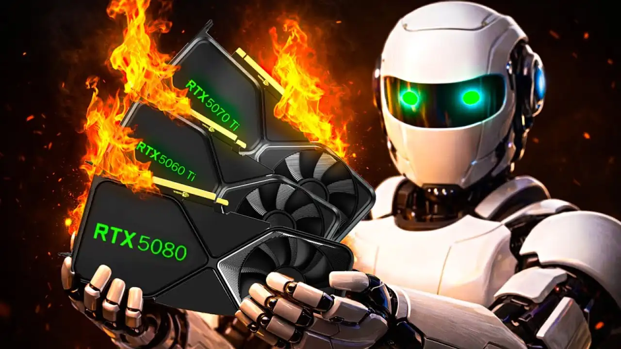 Nvidia «убивает» RTX 5080 и 5070 ради ИИ-пузыря