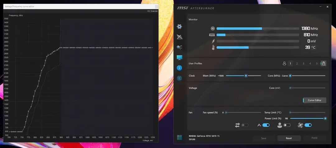 undervolting 5070 ti v0 kl8u8eq5jwgg1 gamegpu