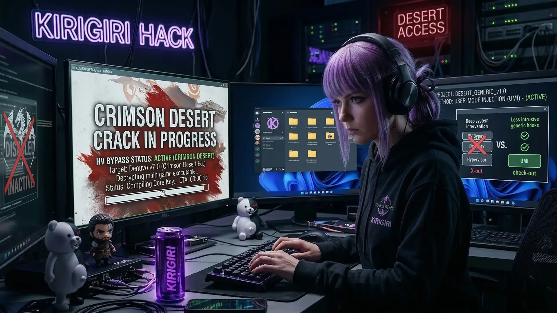 Хакеры делают ставки на Kirigiri во взломе Crimson Desert с Denuvo 