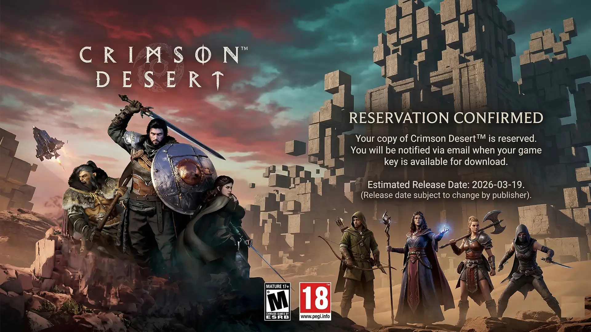 AMD начала рассылку ключей Crimson Desert по акции Radeon
