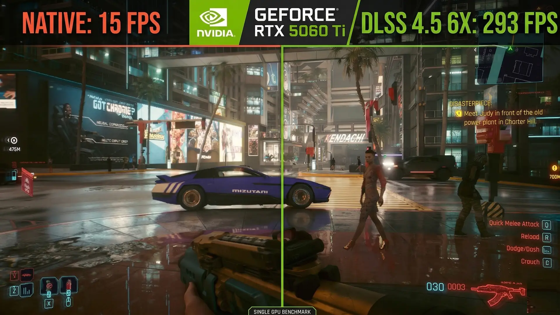 DLSS 4.5 и мультигенерация превращает 15 FPS в 293 FPS на RTX 5060 Ti