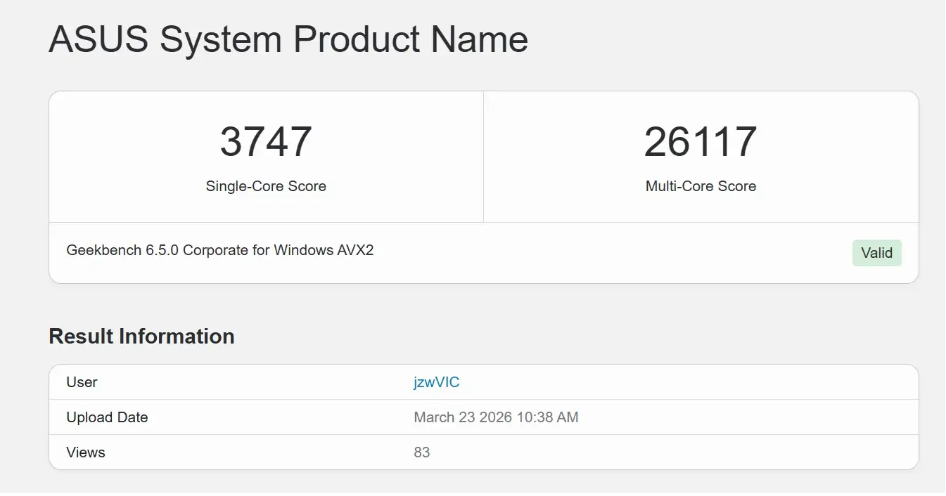 IntelR CoreTM Ultra 9 290K Plus gamegpu