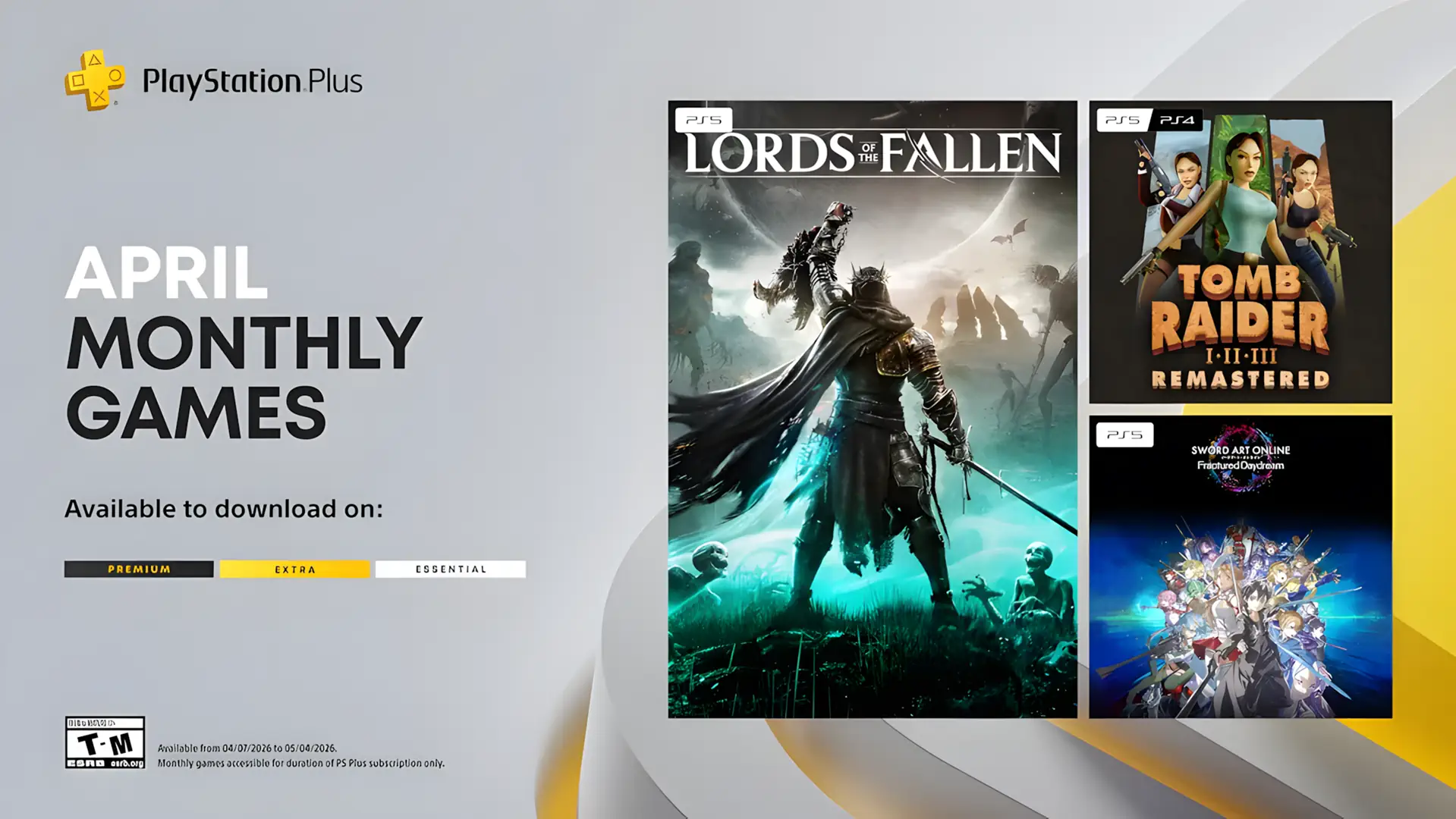 Игроки заберут три громких релиза в апрельской раздаче PlayStation Plus