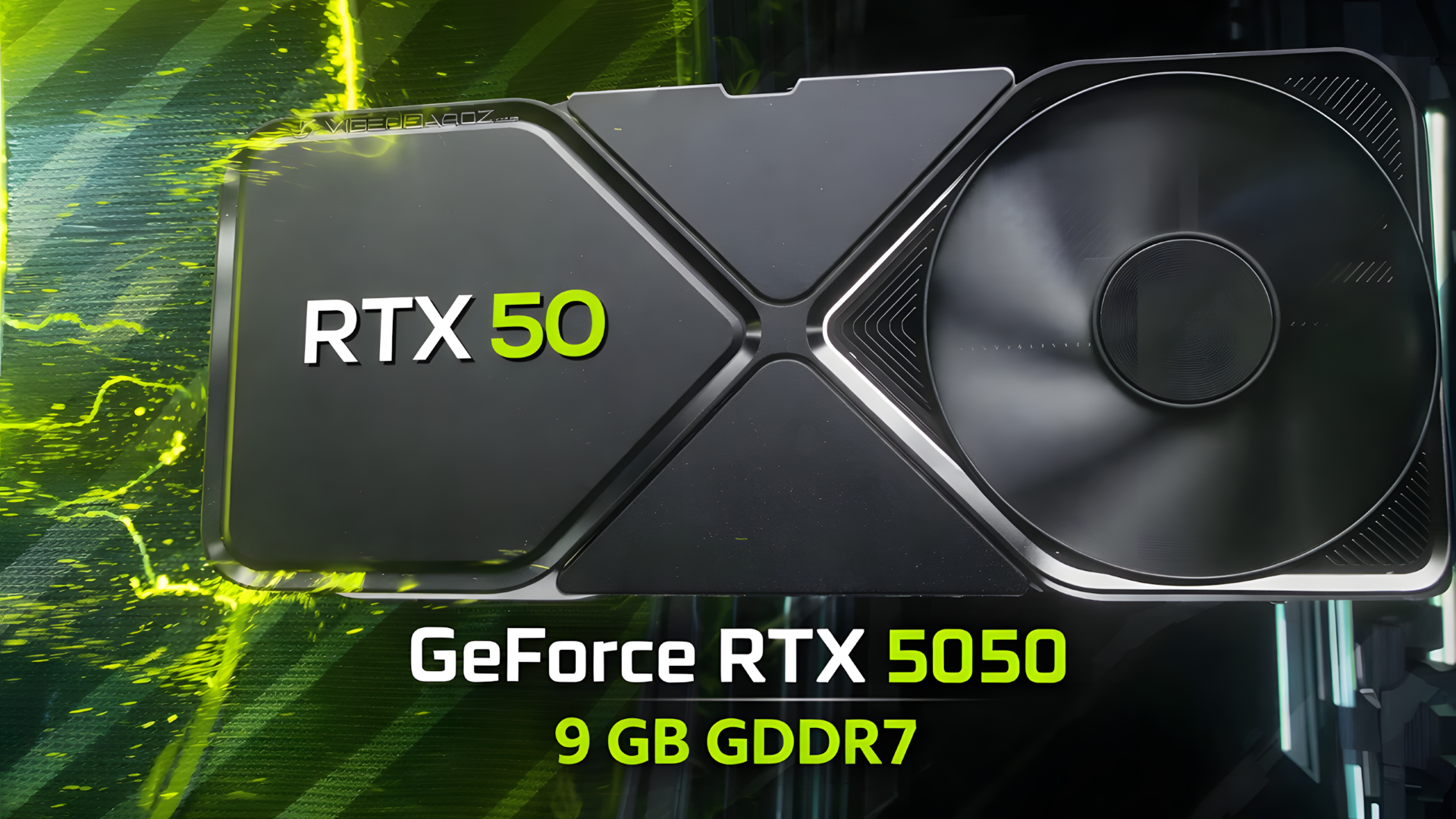 NVIDIA готовит версию GeForce RTX 5050 с 9 ГБ памяти GDDR7