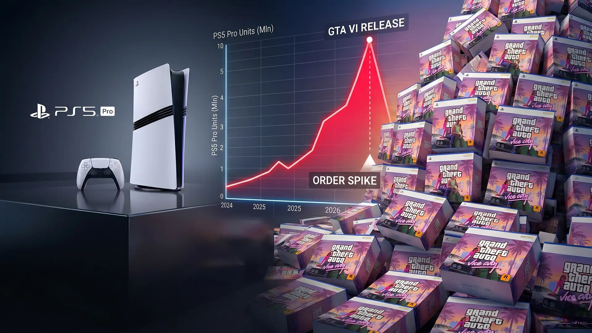 Релиз Grand Theft Auto VI спровоцирует массовые покупки PlayStation 5 Pro