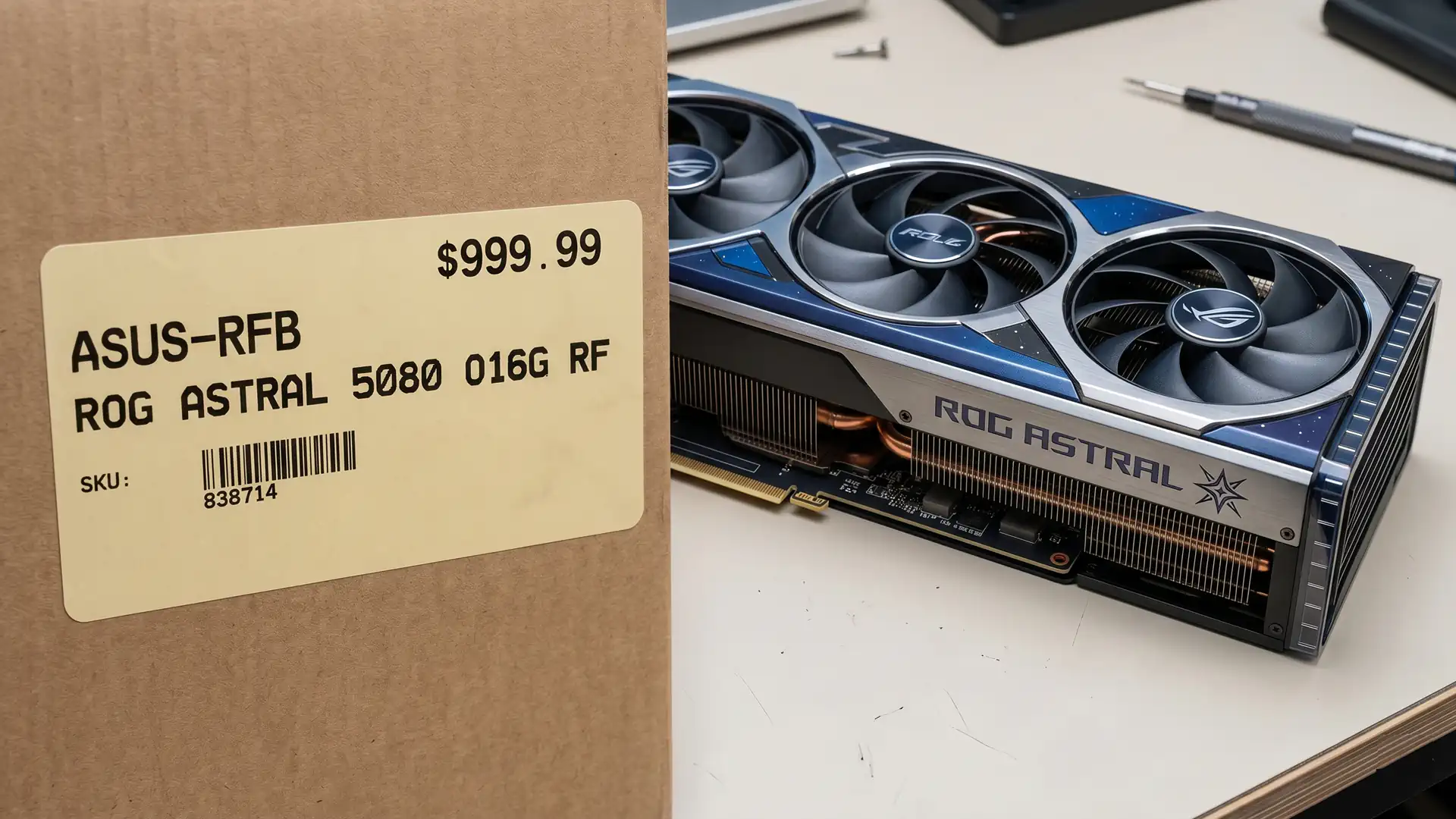 Покупатель обменял RTX 5070 Ti на ROG Astral GeForce RTX 5080 с доплатой в его пользу