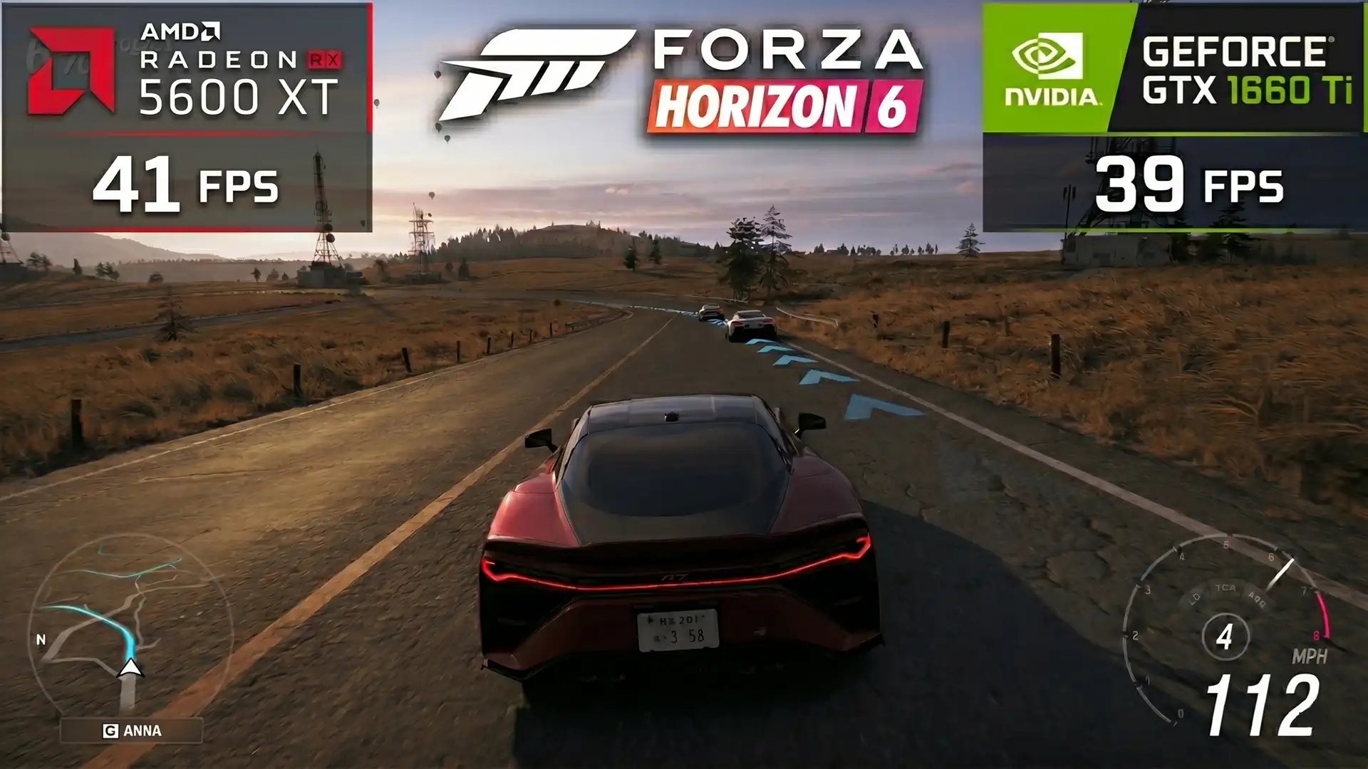 Карты на 6 ГБ видеопамяти уверенно справляются с графикой Ultra в Forza Horizon 6