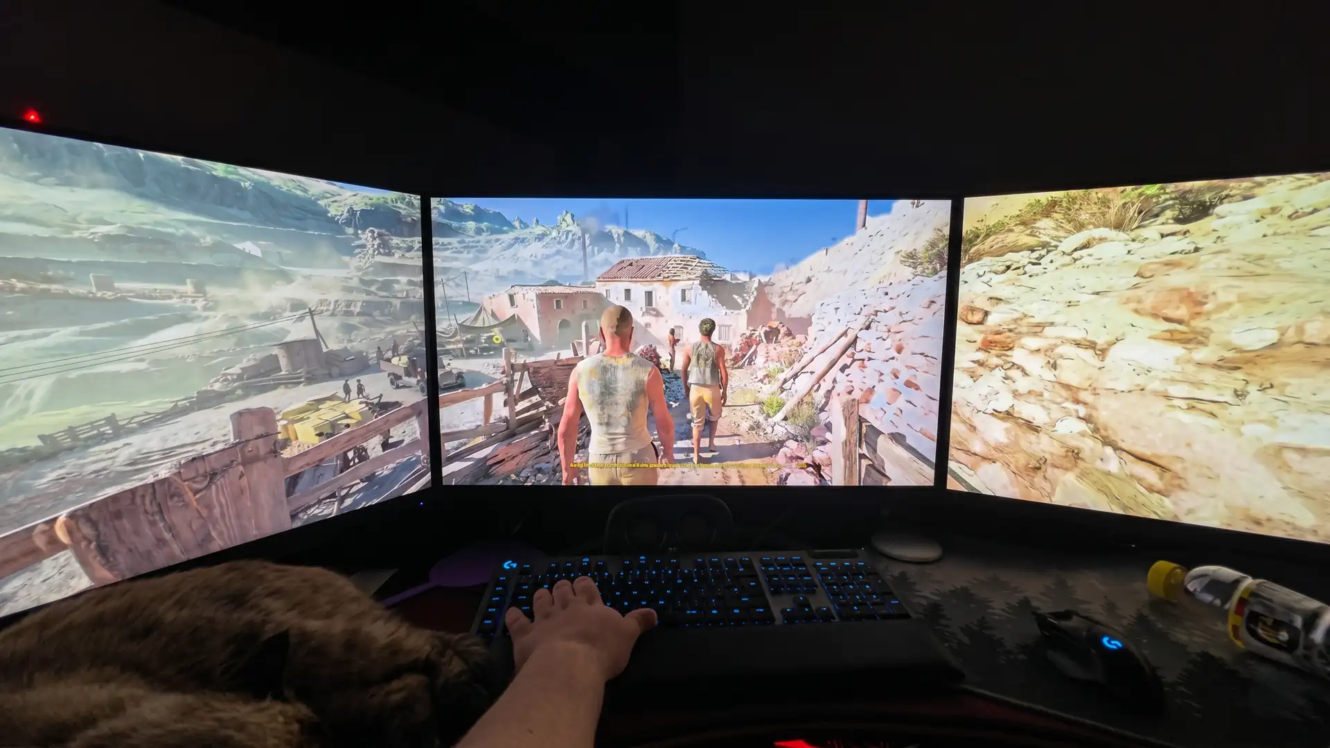 Radeon RX 9070 XT выдает до 73 FPS на 3 мониторах в Mafia: The Old Country