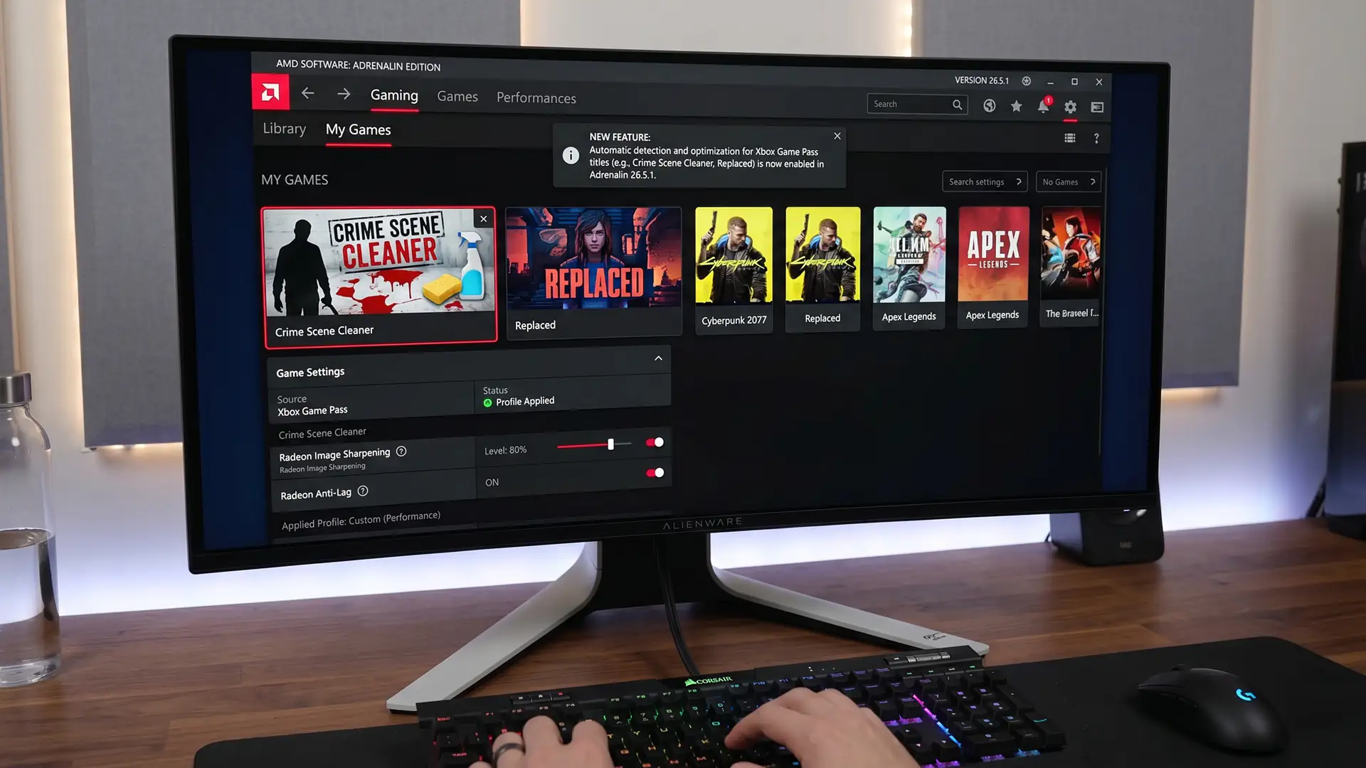 Драйвер AMD Adrenalin 26.5.1 получил интеграцию с Game Pass