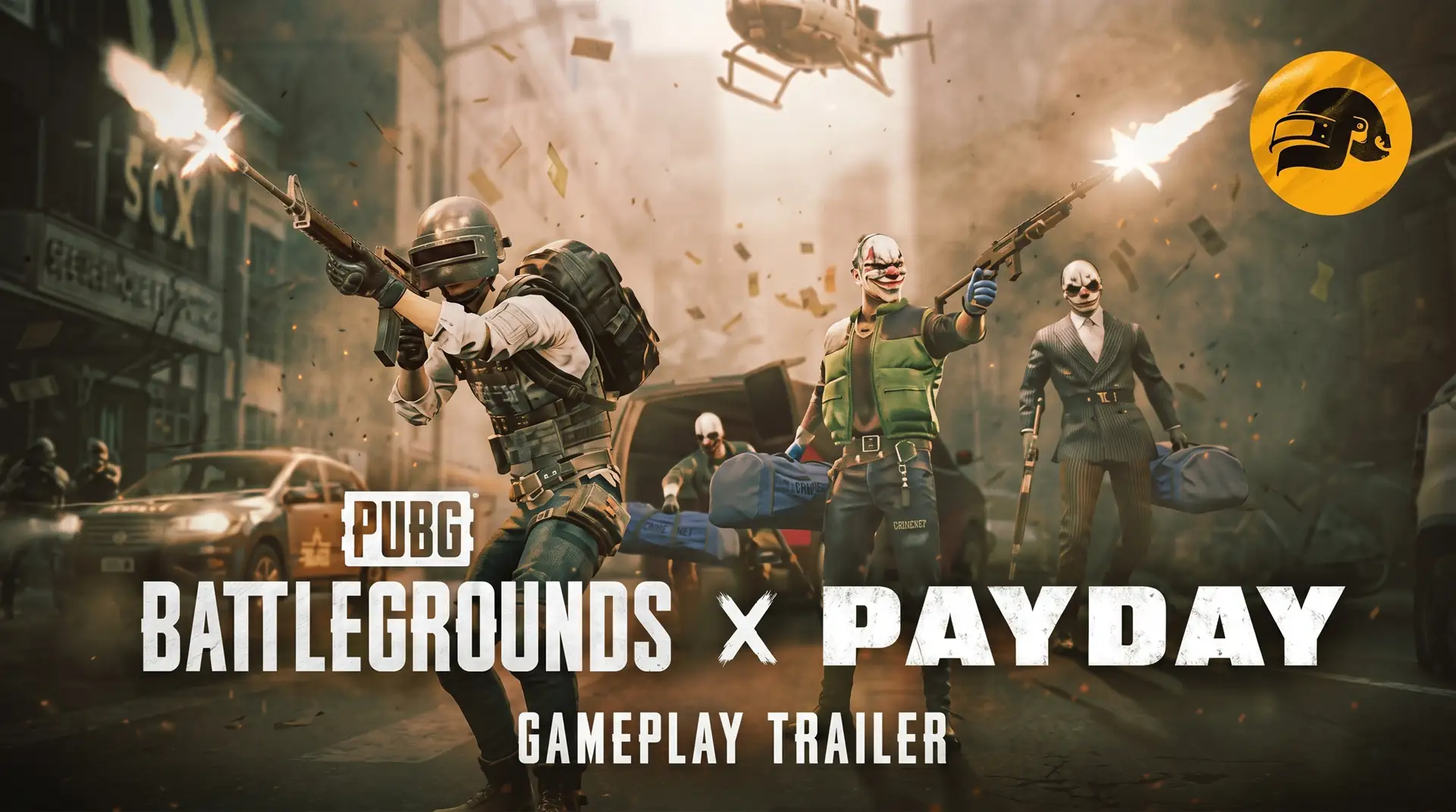 В PUBG появится новый PVE режим ограблений совместно с PAYDAY