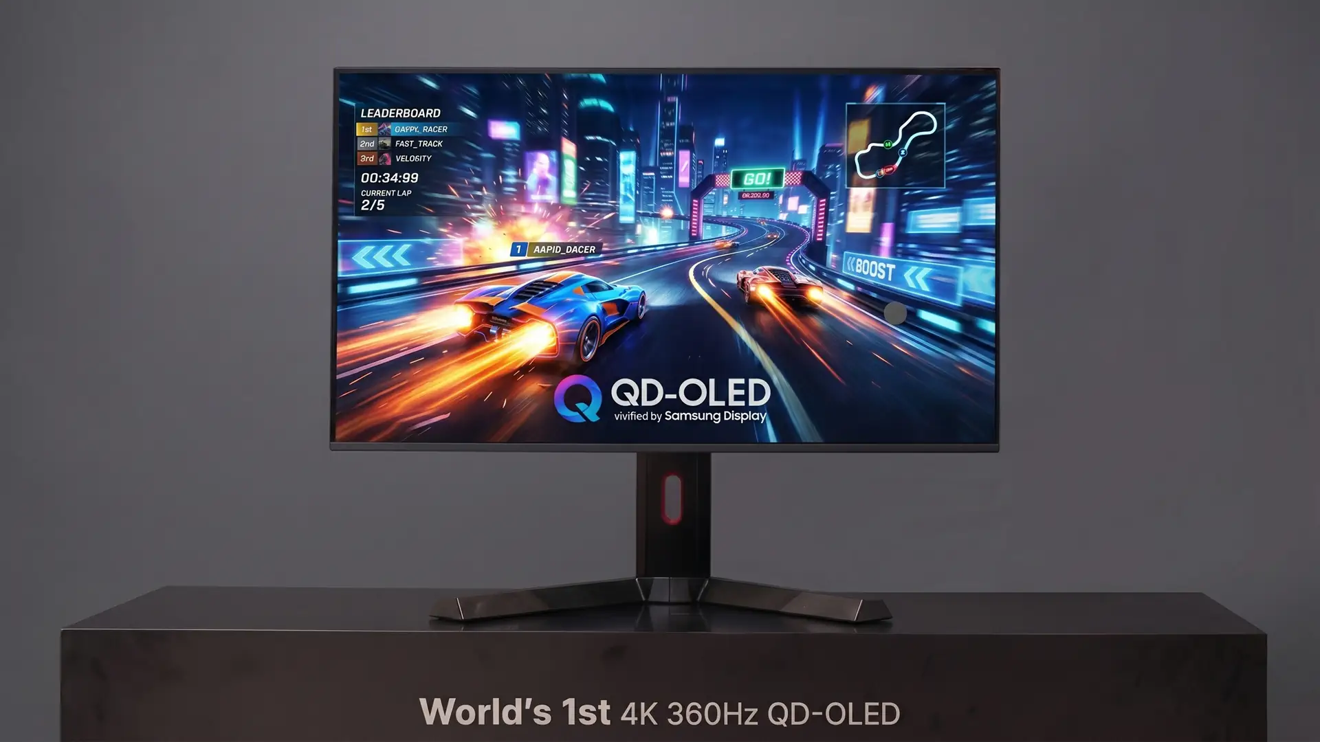 Samsung Display представила первый в мире 4K QD OLED дисплей с 360 Гц