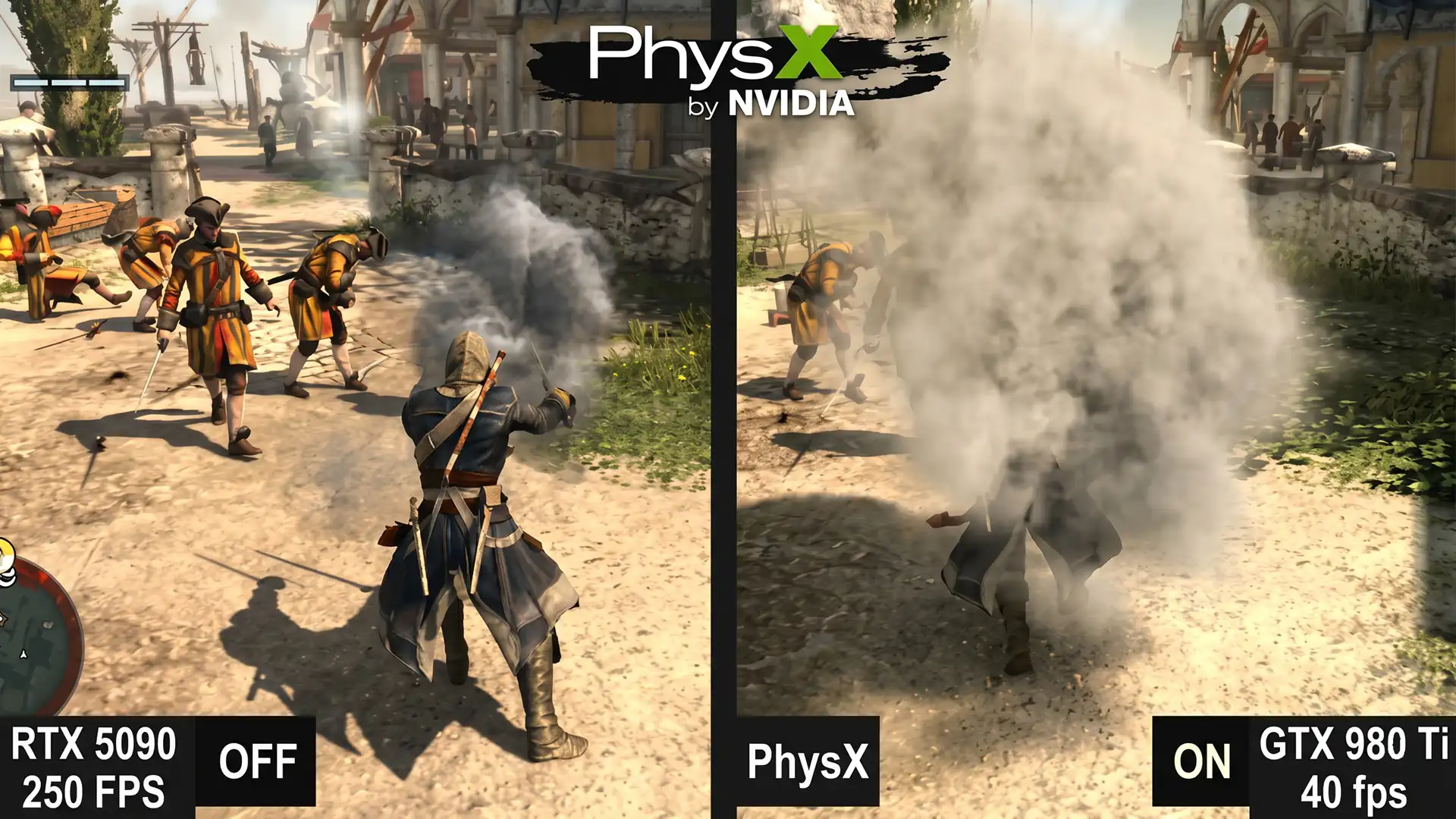 Владельцы видеокарт RTX лишены эффектов PhysX в Assassin's Creed IV Black Flag
