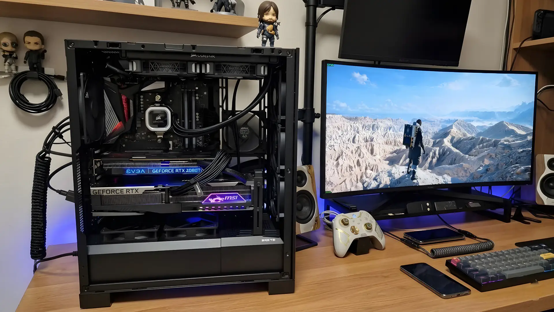 Связка из двух RTX 5080 и RTX 2080 Ti обеспечивает 120 FPS в 5K