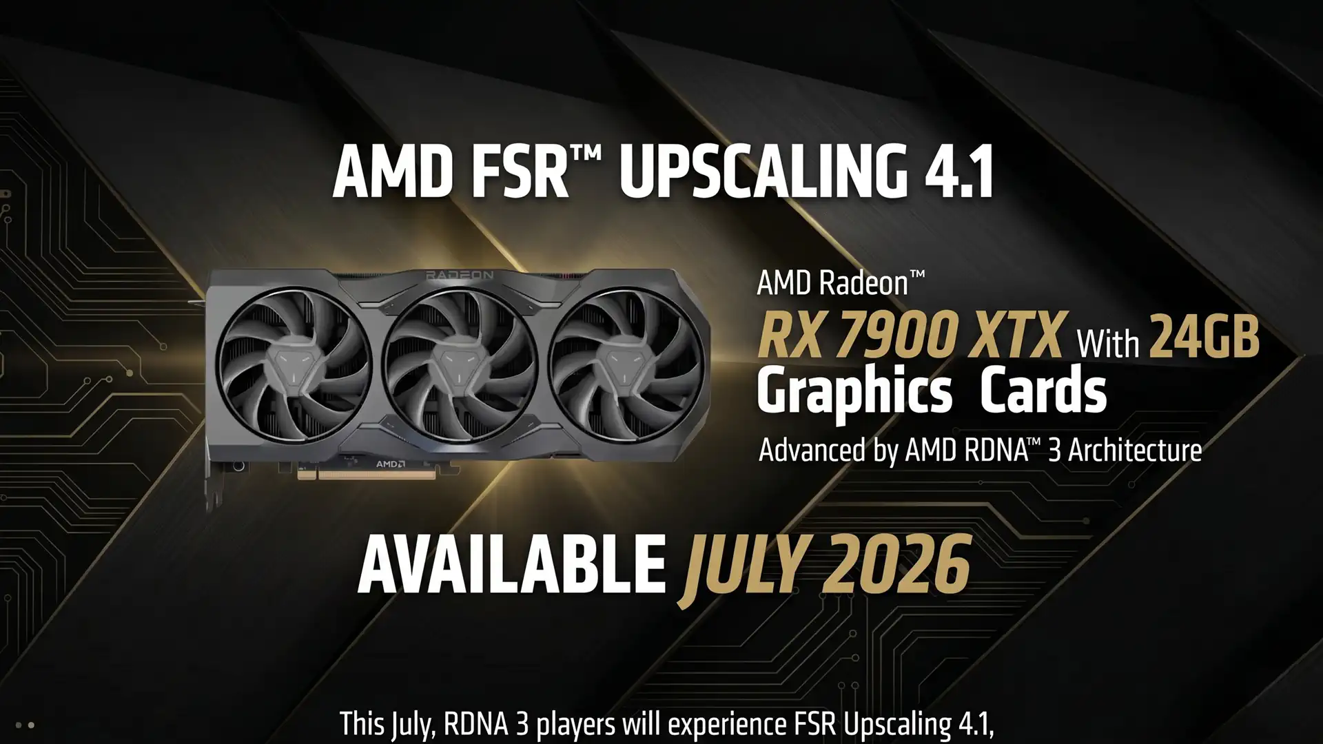 Radeon RX 7900 XTX с FSR 4.1 возвратит себе статус флагмана AMD