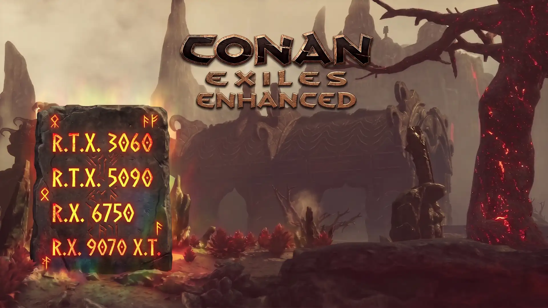 Conan Exiles Enhanced: бенчмарки видеокарт и процессоров на ПК