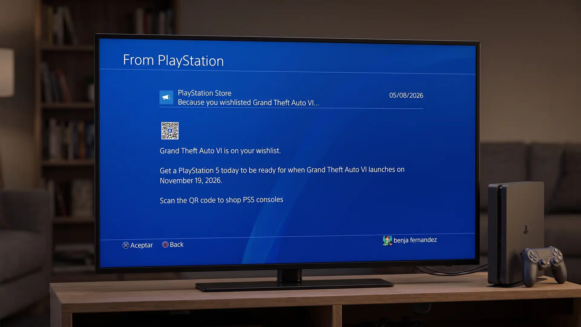 Владельцы PS4 получают сообщения о необходимости PS5 для запуска GTA VI