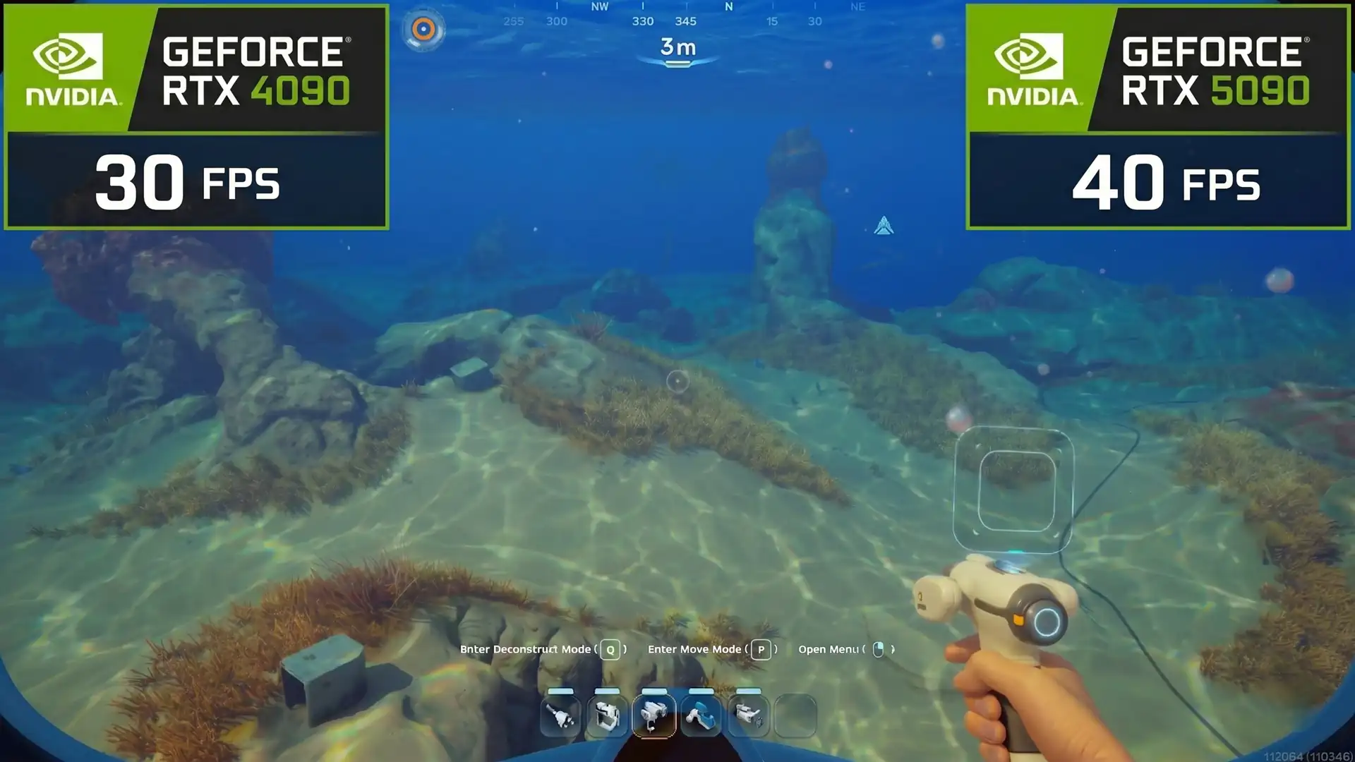 RTX 5090 показала лишь 40 FPS в Subnautica 2 без DLSS