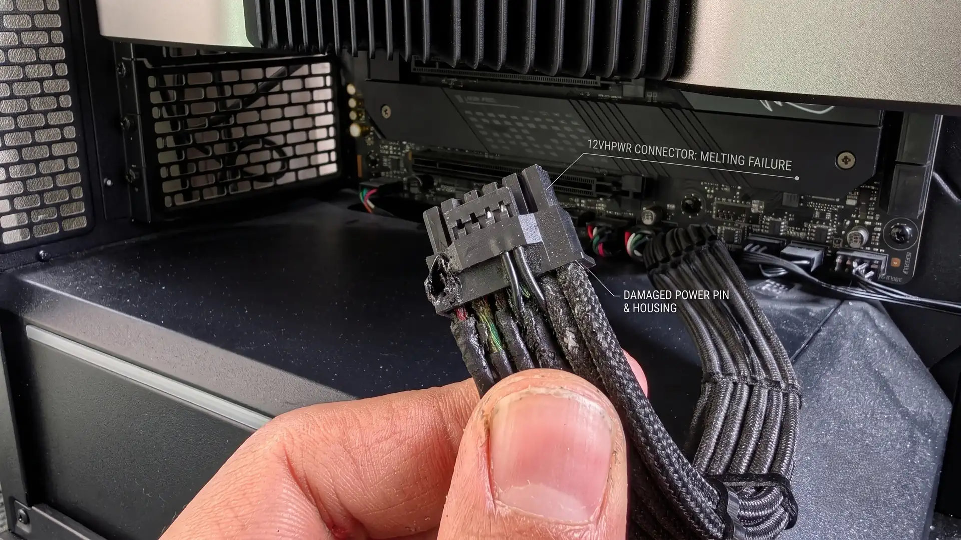 Очередной инцидент с плавлением 12VHPWR произошел на GeForce RTX 3090 Ti