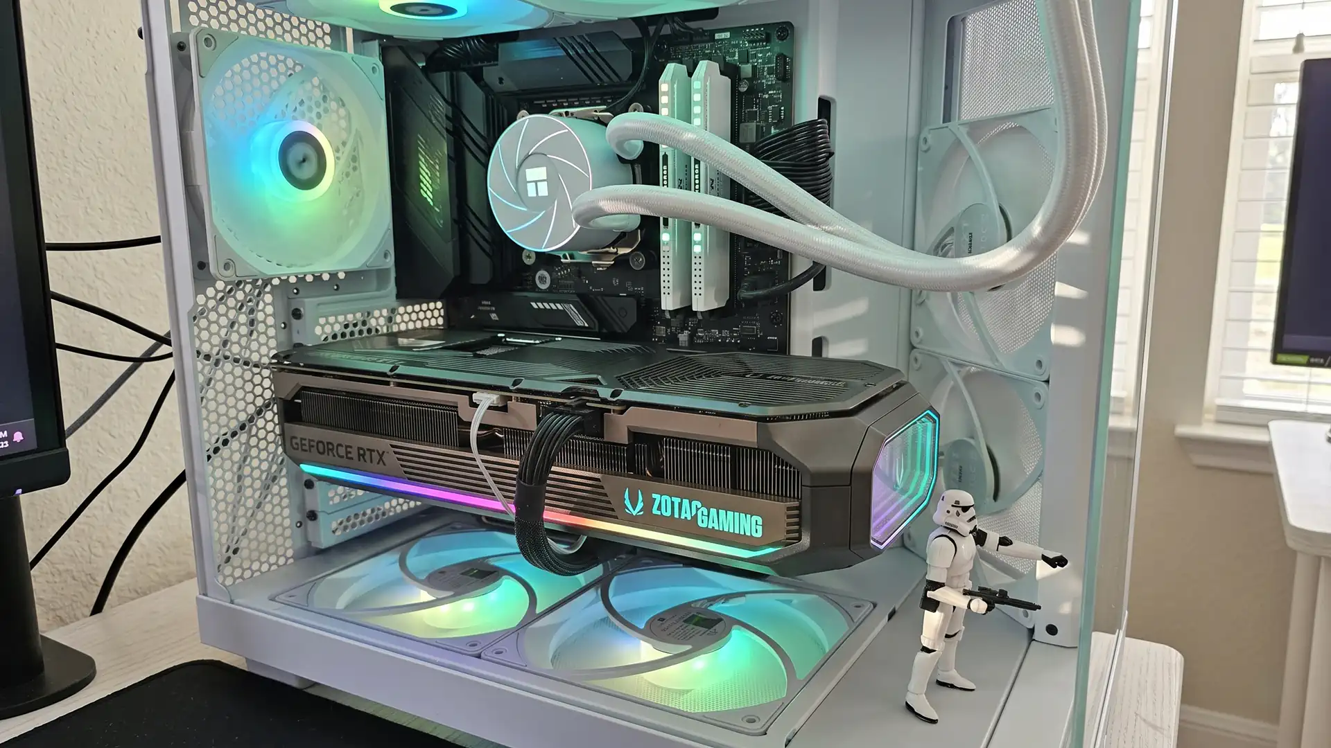 Результаты андерволтинга видеокарты GeForce RTX 5080 при напряжении 965 мВ