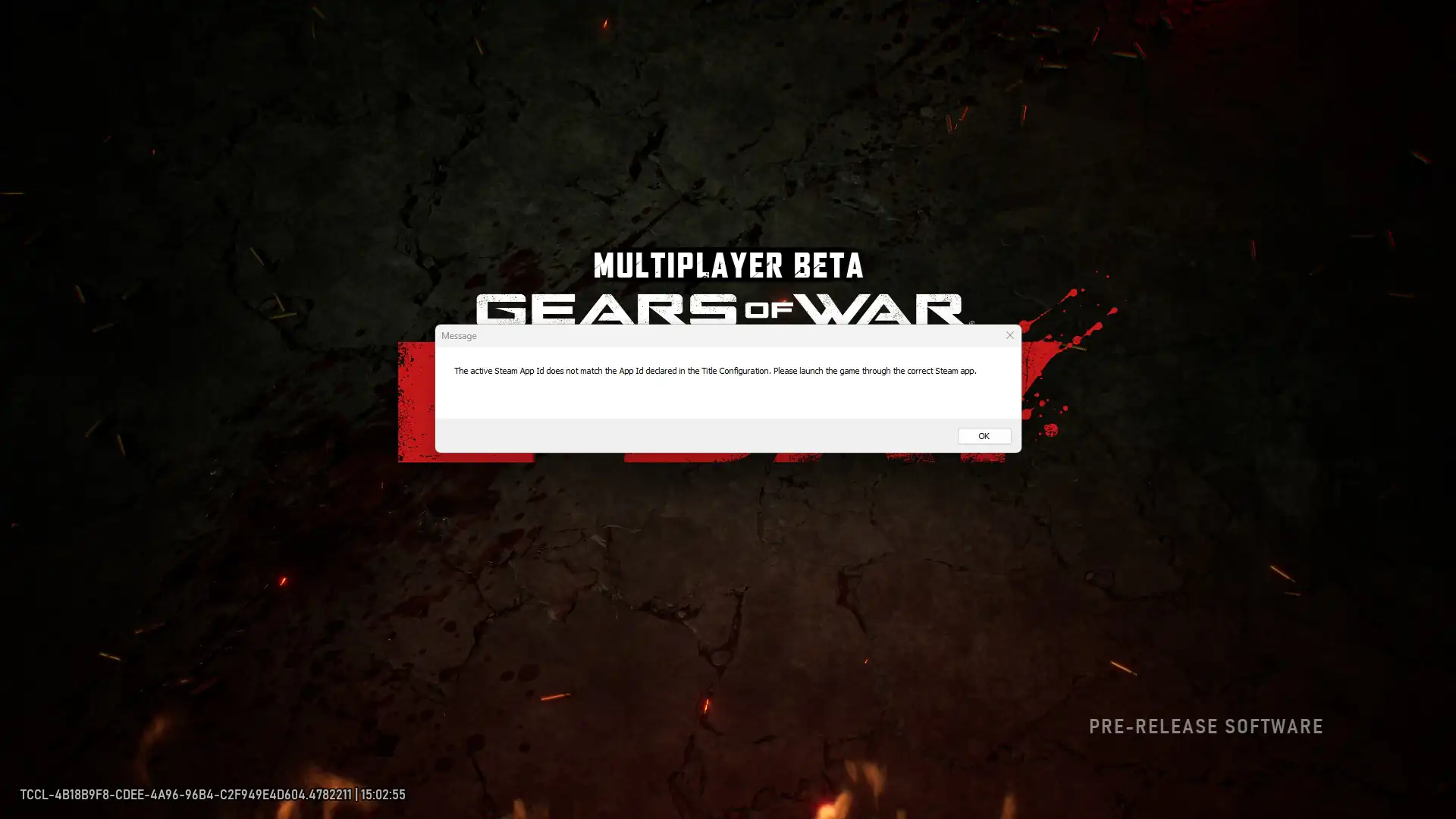Ошибка с Steam App ID блокирует запуск Gears of War E-Day Multiplayer Beta
