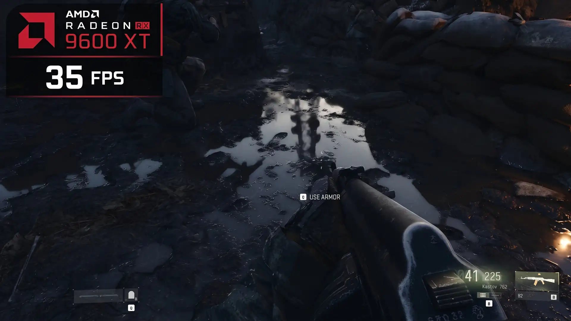 RX 9060 XT выдает всего 35 FPS с FSR Ray Regeneration в бете Modern Warfare 4 в 1080p
